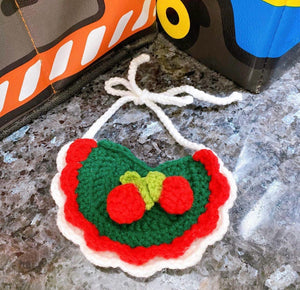 寵品圍帶系列－《斯文車厘子🍒》貓咪狗狗頸帶圍兜-貓狗-毛孩物語Pets Thing｜香港寵物貓狗用品專門店：IATA寵物飛機籠、寵物手推車、貓爬架貓樹