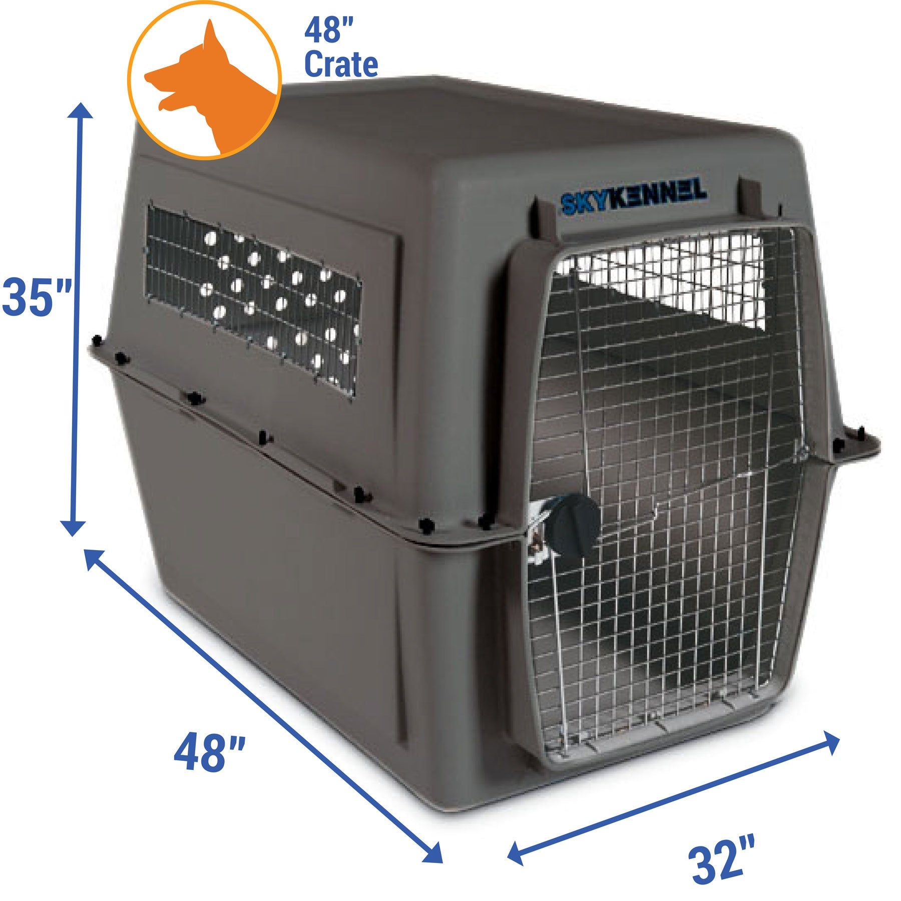 Cage Petmate 48 Giant Plastic Kennel Petmate American Pet Flight