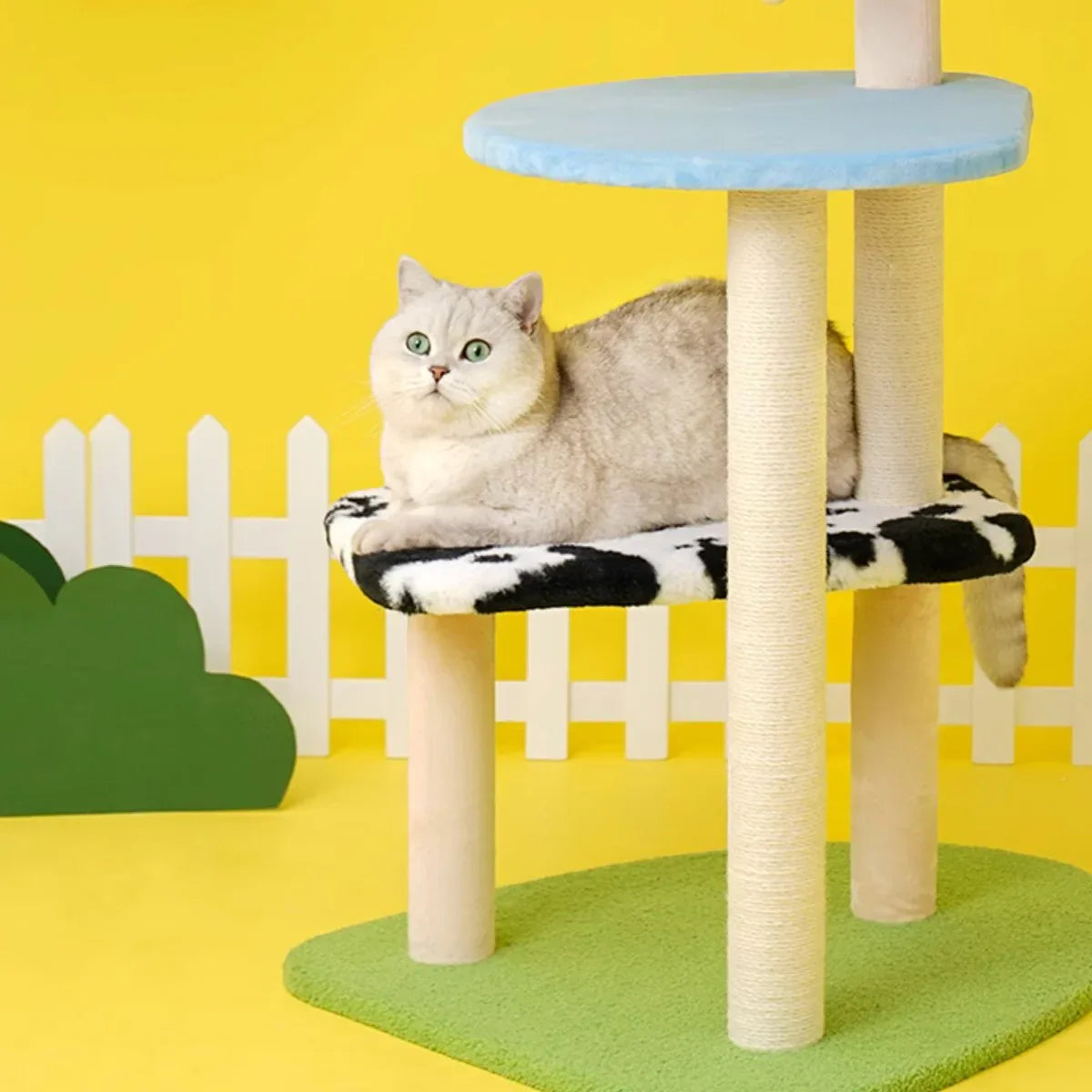 農場物語劍麻貓爬架貓爬柱貓窩 (3層款｜105cm)-貓爬架-毛孩物語Pets Thing｜香港寵物貓狗用品專門店：IATA寵物飛機籠、寵物手推車、貓爬架貓樹