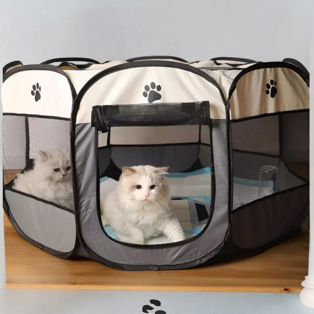 Pets Thing 貓狗便攜式圍欄・可摺疊寵物帳篷產房-貓-毛孩物語Pets Thing｜香港寵物貓狗用品專門店：IATA寵物飛機籠、寵物手推車、貓爬架貓樹