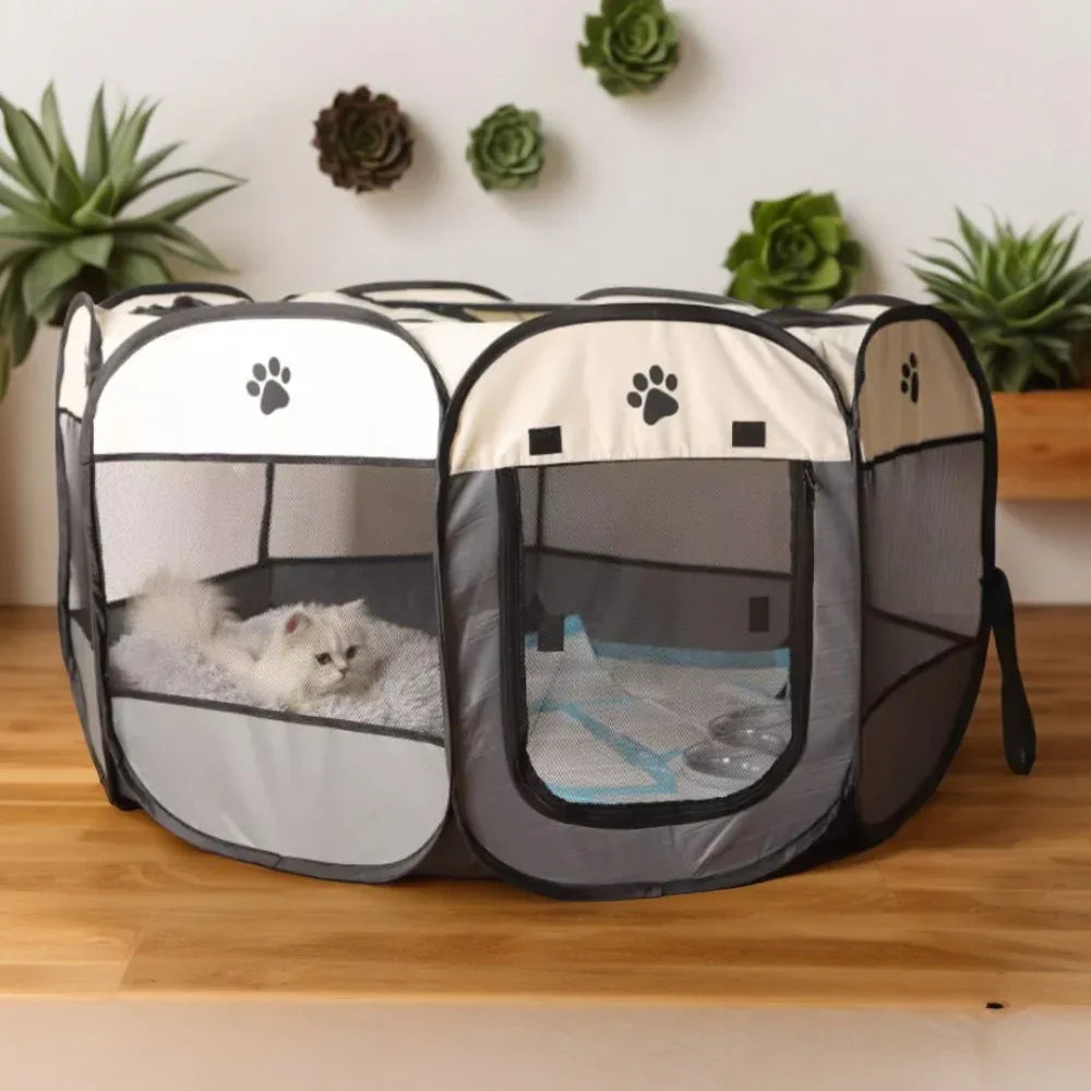 Pets Thing 貓狗便攜式圍欄・可摺疊寵物帳篷產房-貓-毛孩物語Pets Thing｜香港寵物貓狗用品專門店：IATA寵物飛機籠、寵物手推車、貓爬架貓樹