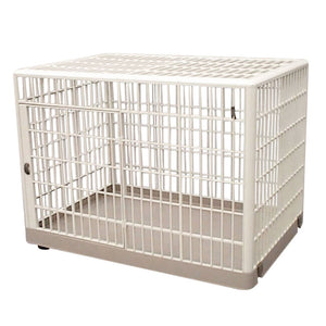 IRIS 1000室內中型犬狗籠－連滾輪輪子＋上蓋 (大碼｜97.6 x 67.2 x 74.3cm)-狗-毛孩物語Pets Thing｜香港寵物貓狗用品專門店：IATA寵物飛機籠、寵物手推車、貓爬架貓樹