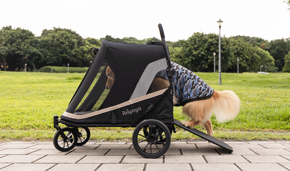 Ibiyaya FS2380安心陪大型犬寵物推車(寵物承重：50kg)-狗-毛孩物語Pets Thing｜香港寵物貓狗用品專門店：IATA寵物飛機籠、寵物手推車、貓爬架貓樹