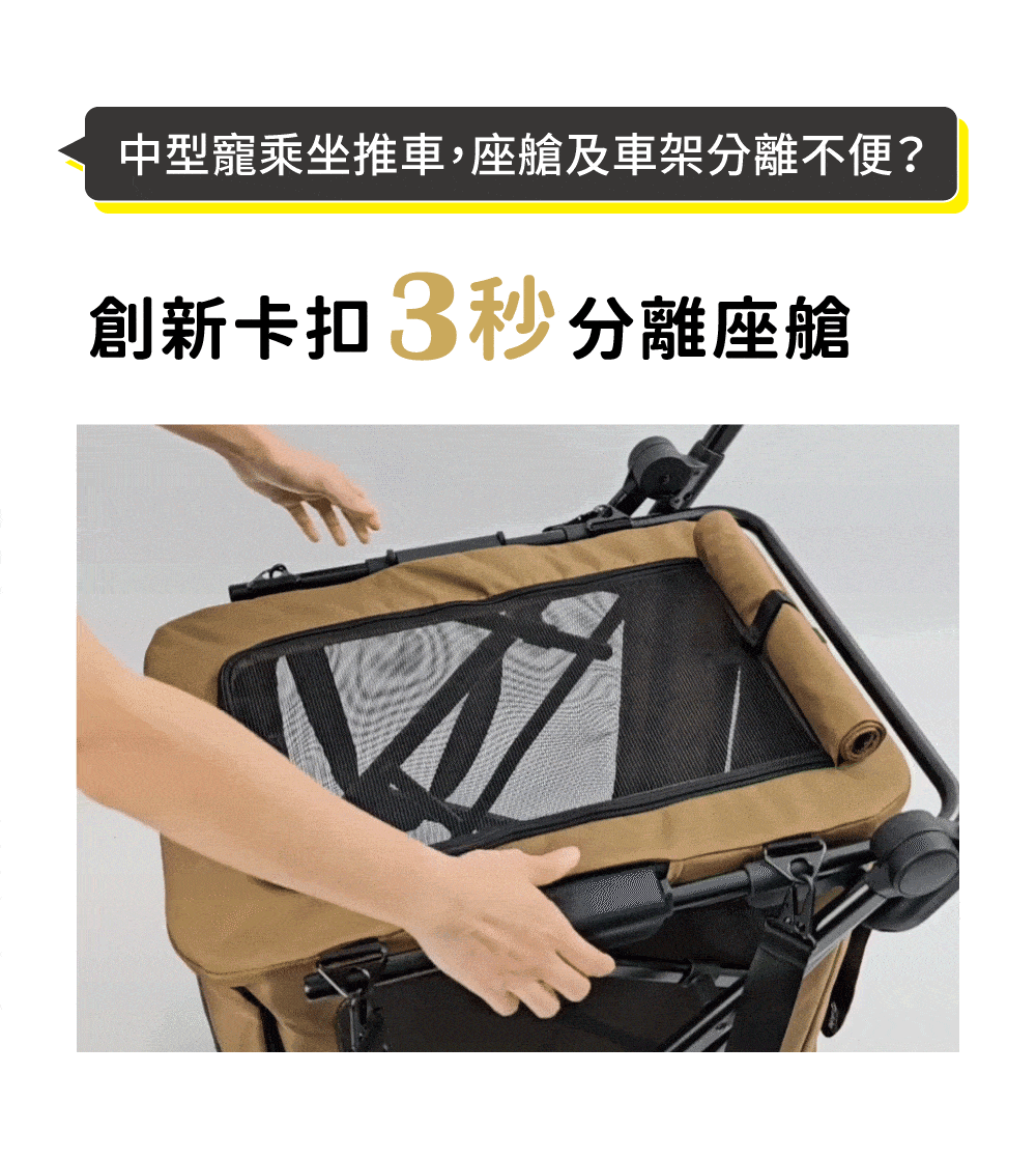 Ibiyaya FS2480超米號PRO寵物推車(寵物承重：25kg)-貓狗-毛孩物語Pets Thing｜香港寵物貓狗用品專門店：IATA寵物飛機籠、寵物手推車、貓爬架貓樹