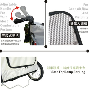 Petstro 702-PR 台灣寵物旅行車 GX Super (寵物承重：30kg｜連雨套)-狗-毛孩物語Pets Thing｜香港寵物貓狗用品專門店：IATA寵物飛機籠、寵物手推車、貓爬架貓樹