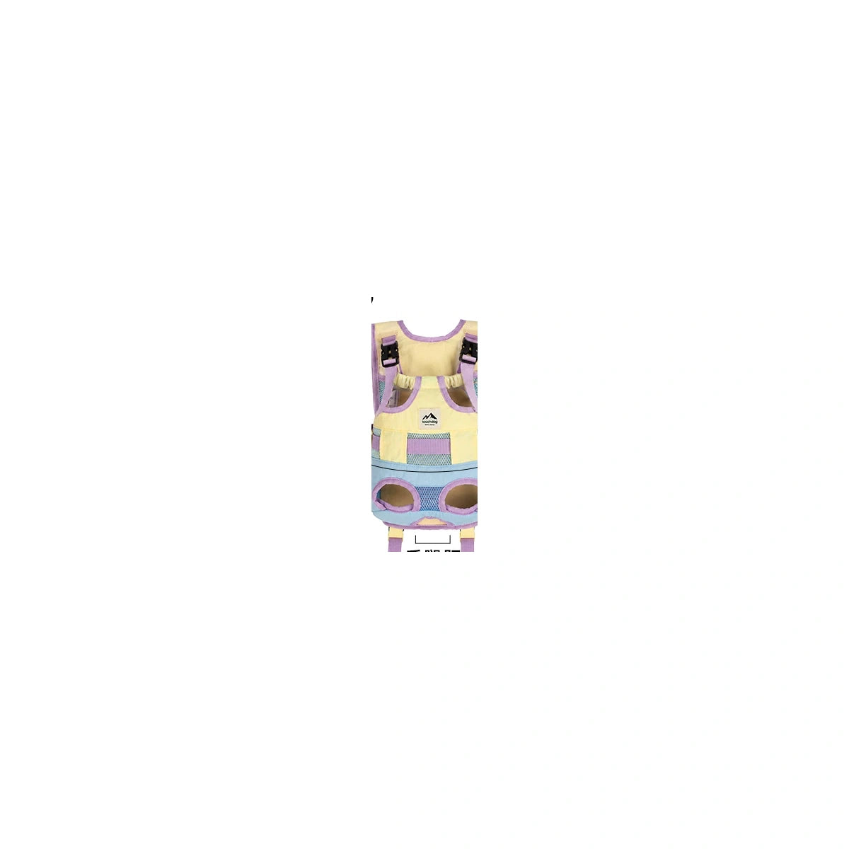 Touchdog 卡其色山系寵物胸前背帶