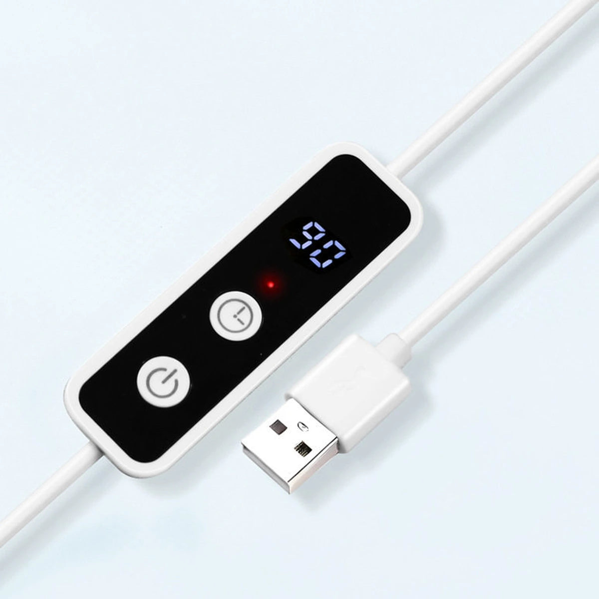 USB 雙風扇通風墊風速及定時控制器
