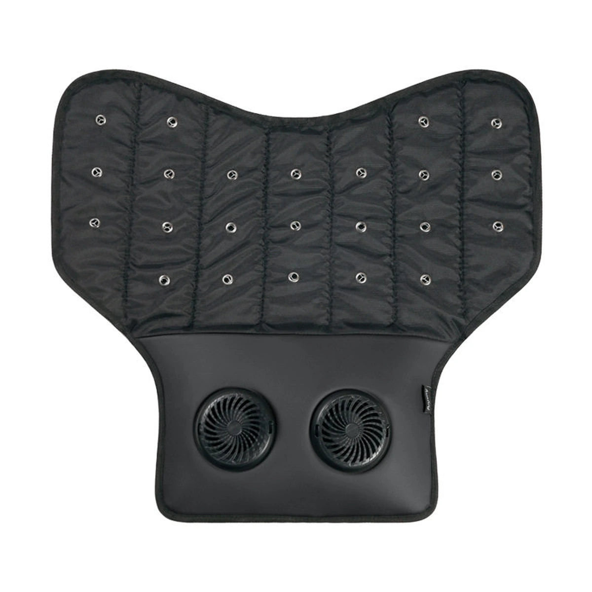經典黑雙風扇寵物推車 USB 通風墊