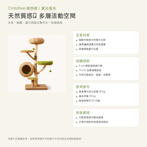 Cmisstree 夏日蒲木香港繁體材質及結構圖