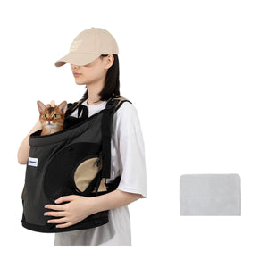 HiDREAM 前抱式寵物背包 蕎麥灰＋冬季暖墊