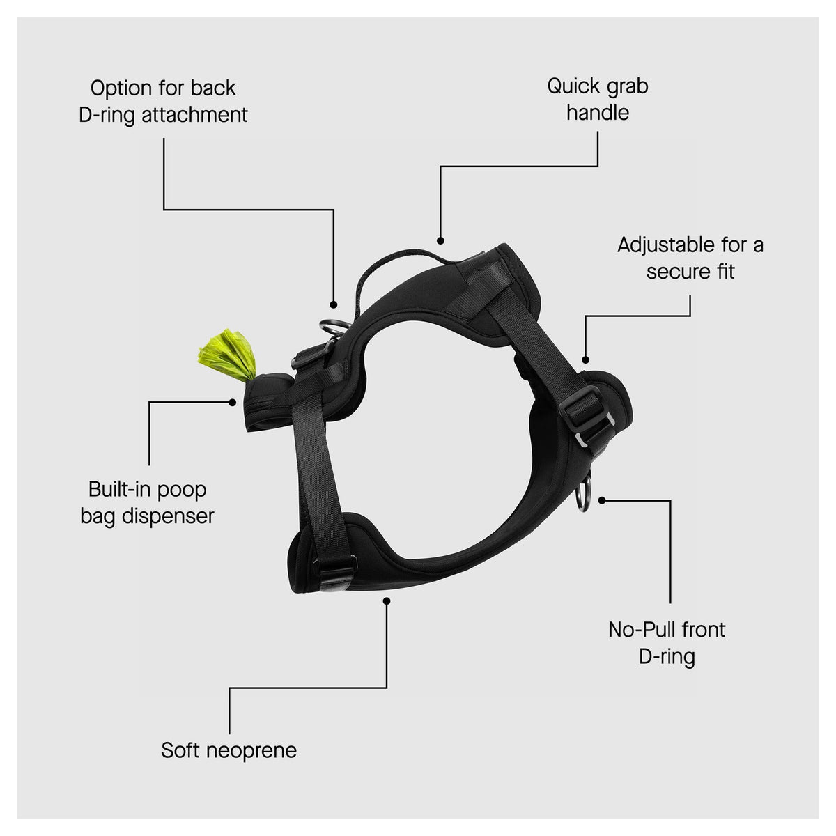 Canada Pooch Neoprene Harness｜狗狗胸帶及戶外用品｜加拿大直送 產品細節圖 6