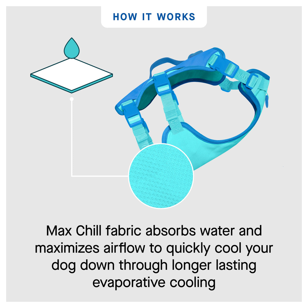 Canada Pooch Max Chill Cooling Harness｜狗狗胸帶及戶外用品｜加拿大直送-寵物胸背帶-毛孩物語Pets Thing｜香港寵物貓狗用品專門店：IATA寵物飛機籠、寵物手推車、貓爬架貓樹