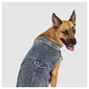 Canada Pooch Downtown Denim Vest｜狗狗服飾｜加拿大直送-狗-毛孩物語Pets Thing｜香港寵物貓狗用品專門店：IATA寵物飛機籠、寵物手推車、貓爬架貓樹