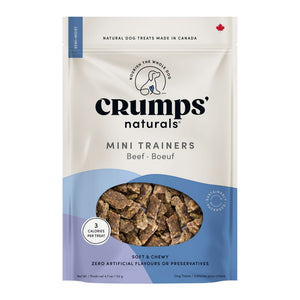 Crumps' Naturals Semi Moist Beef Mini Trainers｜狗狗零食｜加拿大直送-狗-毛孩物語Pets Thing｜香港寵物貓狗用品專門店：IATA寵物飛機籠、寵物手推車、貓爬架貓樹