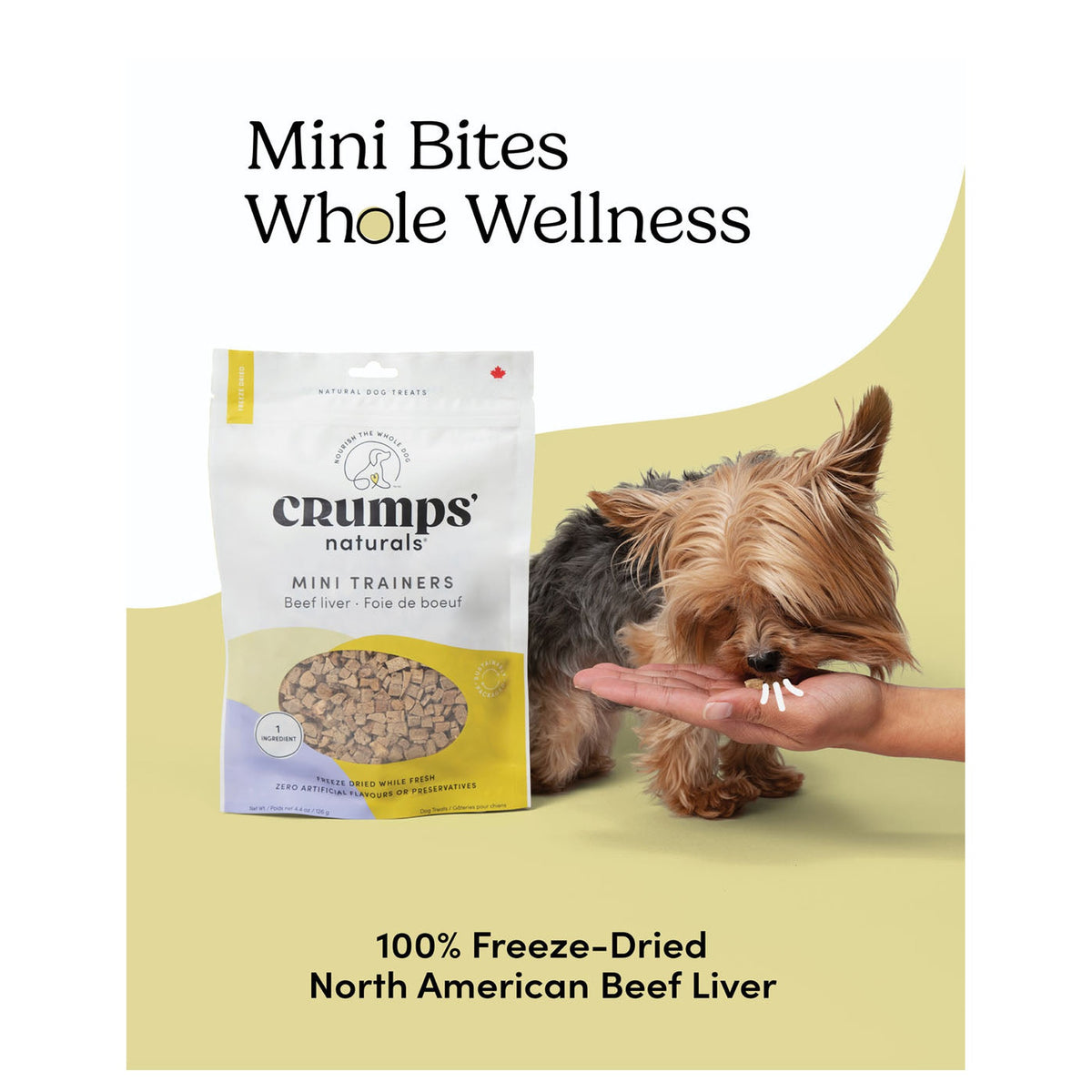Crumps' Naturals Mini Trainers Freeze-Dried Beef Liver｜狗狗零食｜加拿大直送-狗-毛孩物語Pets Thing｜香港寵物貓狗用品專門店：IATA寵物飛機籠、寵物手推車、貓爬架貓樹