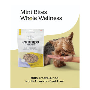 Crumps' Naturals Mini Trainers Freeze-Dried Beef Liver｜狗狗零食｜加拿大直送-狗-毛孩物語Pets Thing｜香港寵物貓狗用品專門店：IATA寵物飛機籠、寵物手推車、貓爬架貓樹
