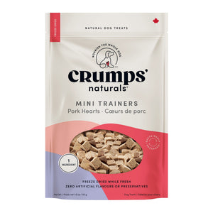 Crumps' Naturals Mini Trainers Freeze Dried Pork Hearts｜狗狗零食｜加拿大直送 主產品圖