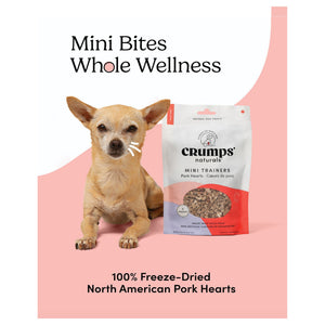 Crumps' Naturals Mini Trainers Freeze Dried Pork Hearts｜狗狗零食｜加拿大直送 產品細節圖 3