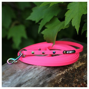 Get Dirty Pet Gear 3/8" Wide Traditional Bolt Snap Biothane Long Line｜狗帶｜加拿大直送 產品細節圖 3