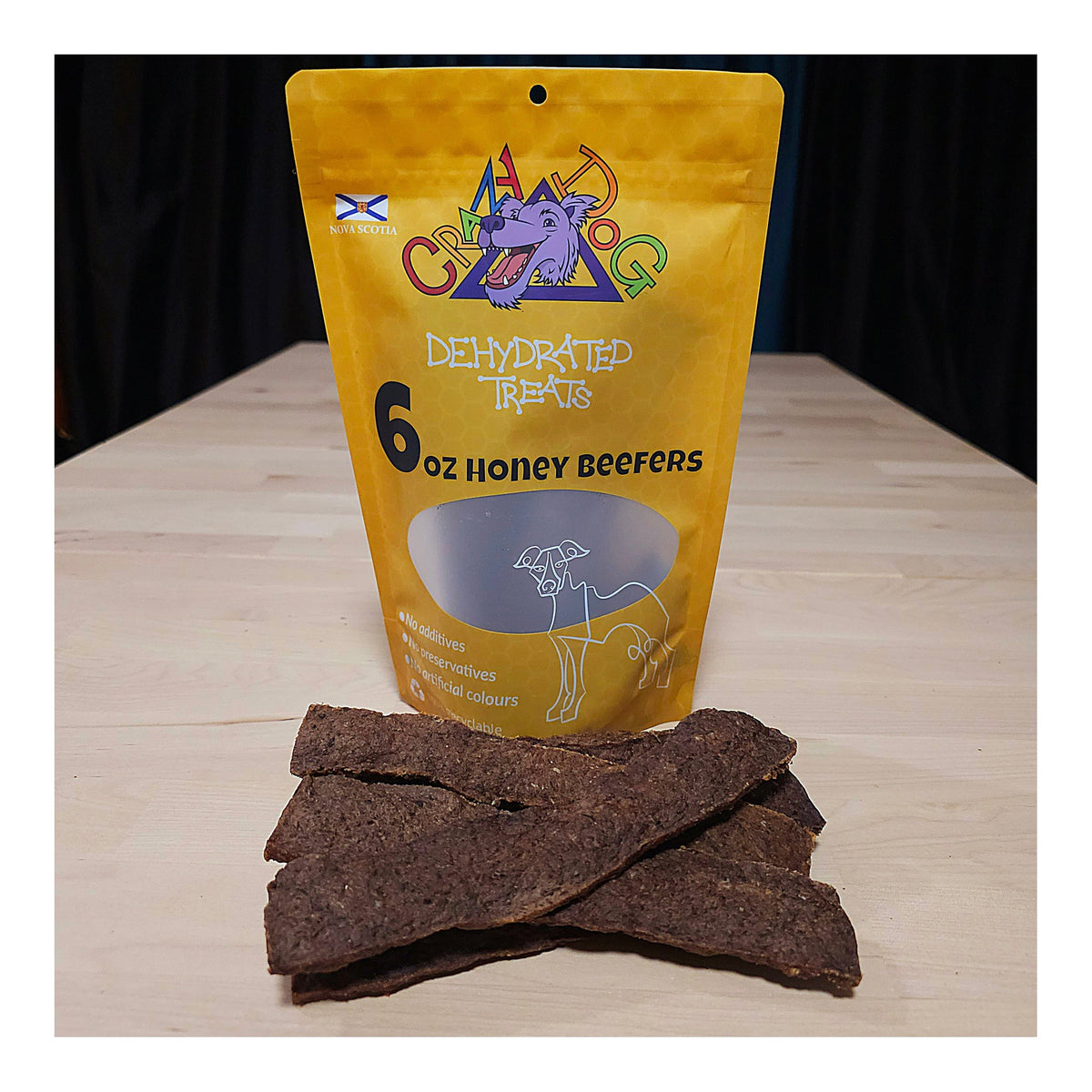Get Dirty Pet Gear Crazy Dog Honey Beefers｜狗狗零食｜加拿大直送-狗-毛孩物語Pets Thing｜香港寵物貓狗用品專門店：IATA寵物飛機籠、寵物手推車、貓爬架貓樹