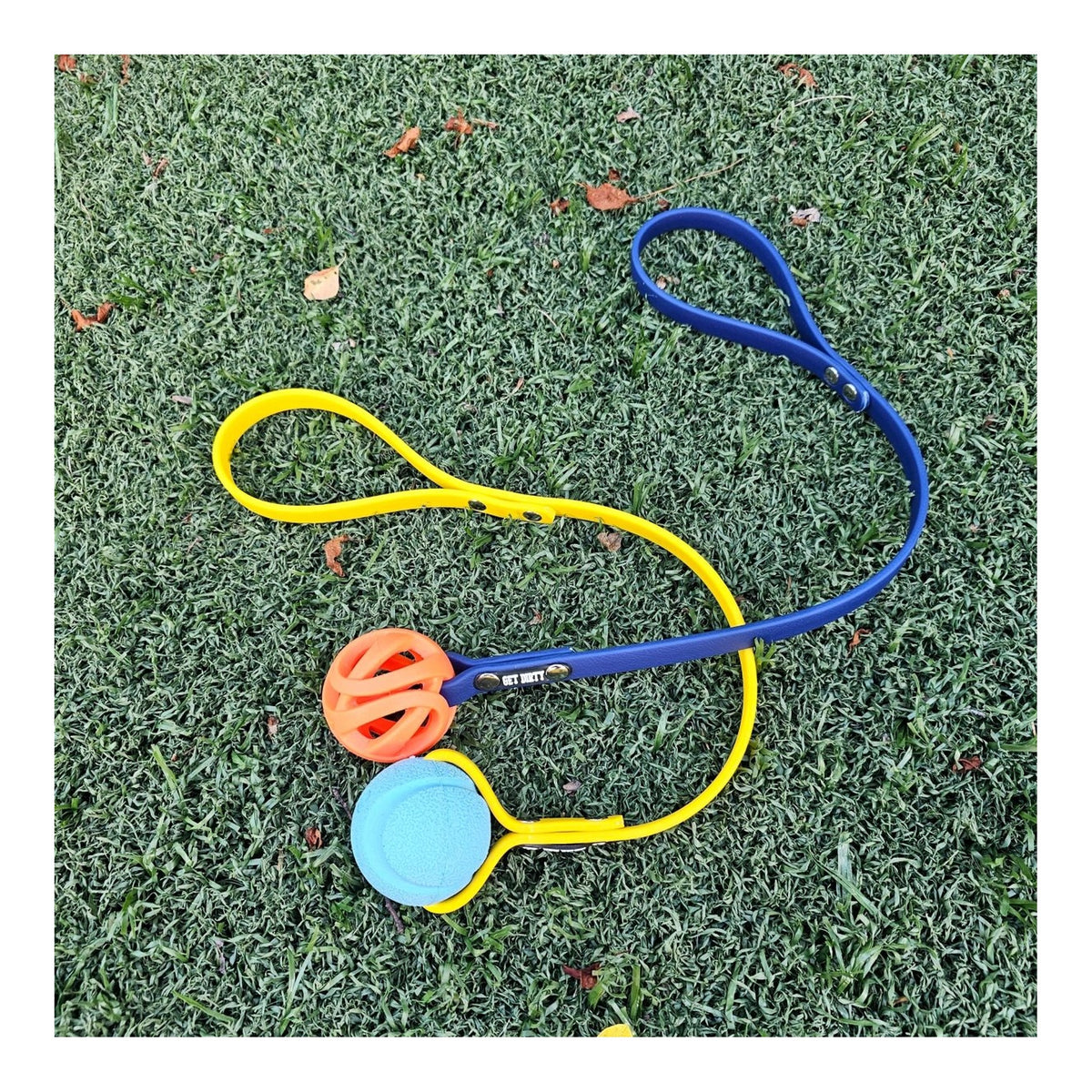 Get Dirty Pet Gear Tiny Toss & Play BioThane® Ball Tug｜狗狗玩具｜加拿大直送-狗-毛孩物語Pets Thing｜香港寵物貓狗用品專門店：IATA寵物飛機籠、寵物手推車、貓爬架貓樹