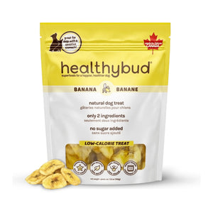 Healthybud Banana Chips｜狗狗零食｜加拿大直送-狗-毛孩物語Pets Thing｜香港寵物貓狗用品專門店：IATA寵物飛機籠、寵物手推車、貓爬架貓樹