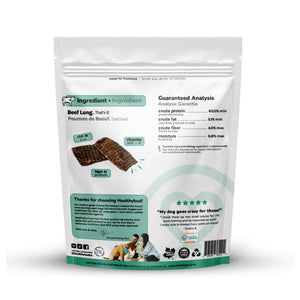 Healthybud Beef Lung Wafers｜狗狗零食｜加拿大直送-狗-毛孩物語Pets Thing｜香港寵物貓狗用品專門店：IATA寵物飛機籠、寵物手推車、貓爬架貓樹