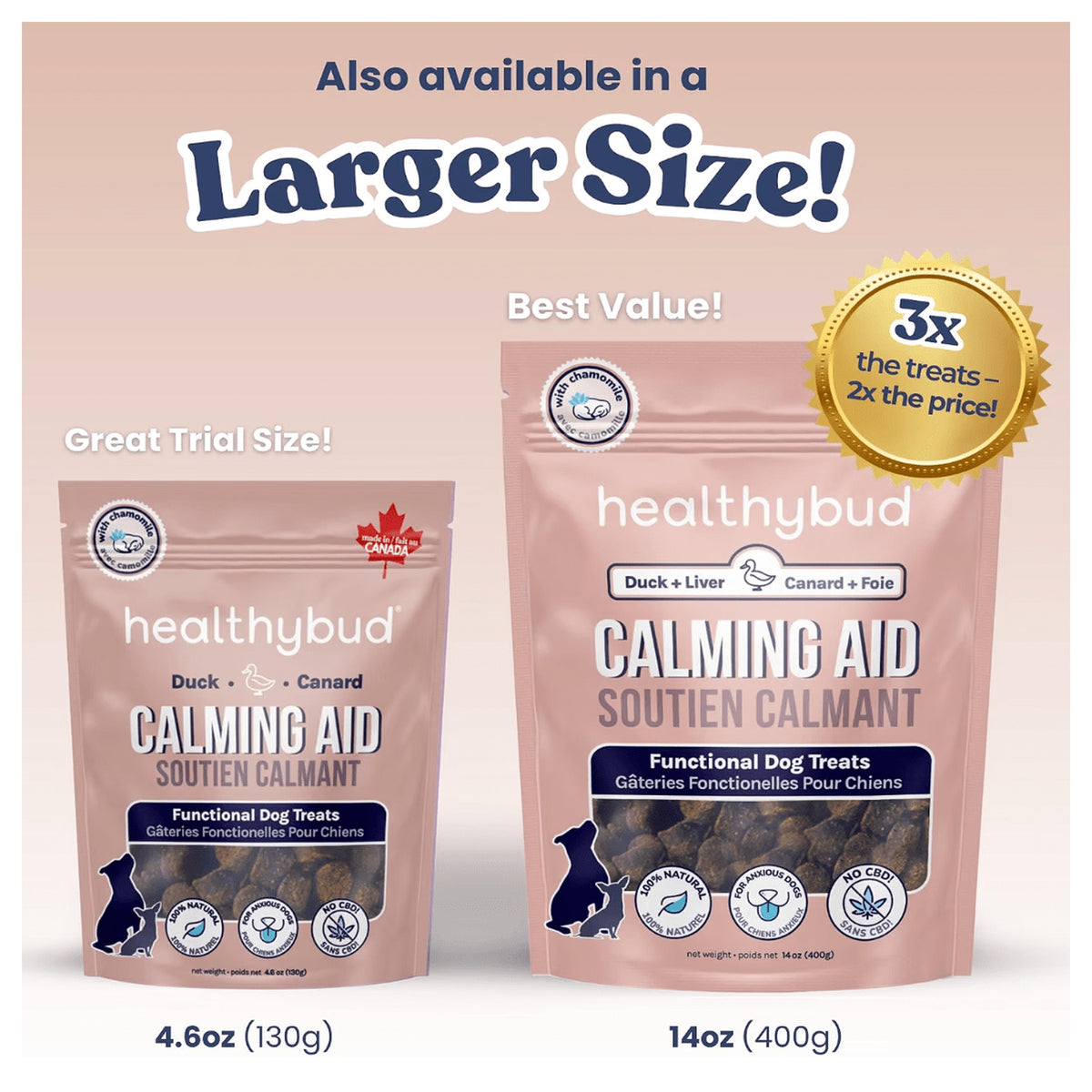 Healthybud Duck Calming Aid｜狗狗零食｜加拿大直送-狗-毛孩物語Pets Thing｜香港寵物貓狗用品專門店：IATA寵物飛機籠、寵物手推車、貓爬架貓樹
