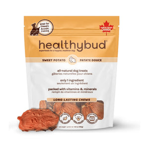 Healthybud Sweet Potato Chews｜狗狗零食｜加拿大直送-狗-毛孩物語Pets Thing｜香港寵物貓狗用品專門店：IATA寵物飛機籠、寵物手推車、貓爬架貓樹