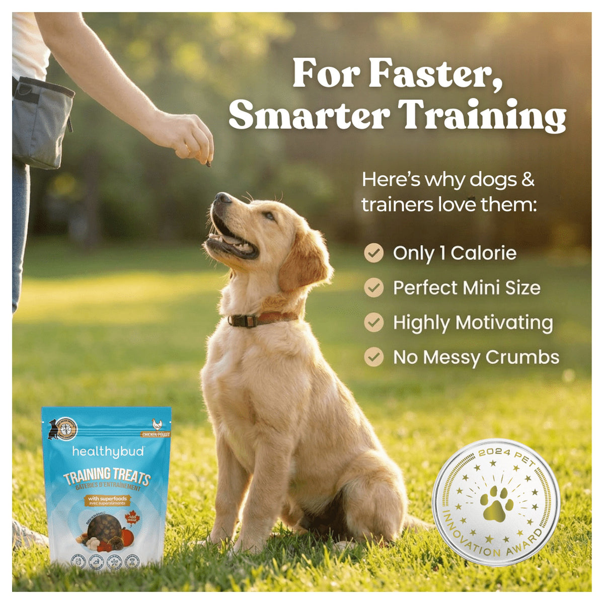 Healthybud Chicken Mini Training Treats｜狗狗零食｜加拿大直送-狗-毛孩物語Pets Thing｜香港寵物貓狗用品專門店：IATA寵物飛機籠、寵物手推車、貓爬架貓樹