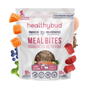 Healthybud Lamb+Salmon Meal Bites｜狗狗食品｜加拿大直送-狗-毛孩物語Pets Thing｜香港寵物貓狗用品專門店：IATA寵物飛機籠、寵物手推車、貓爬架貓樹