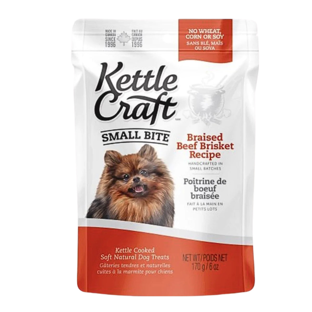 Kettle Craft 蒙特利爾燉牛胸肉配方狗小食・小粒 170 g｜加拿大製造 主產品圖