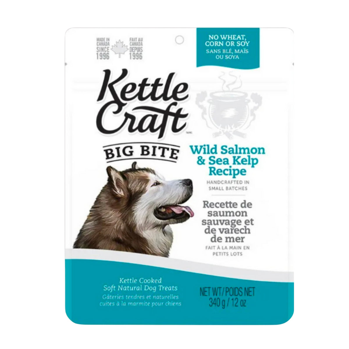 Kettle Craft 野生三文魚海藻配方狗小食・大粒 340 g｜加拿大製造 主產品圖