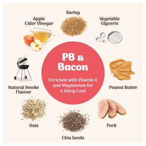 Northern Biscuit Northern Softies PB & Bacon｜狗狗零食｜加拿大直送-狗-毛孩物語Pets Thing｜香港寵物貓狗用品專門店：IATA寵物飛機籠、寵物手推車、貓爬架貓樹