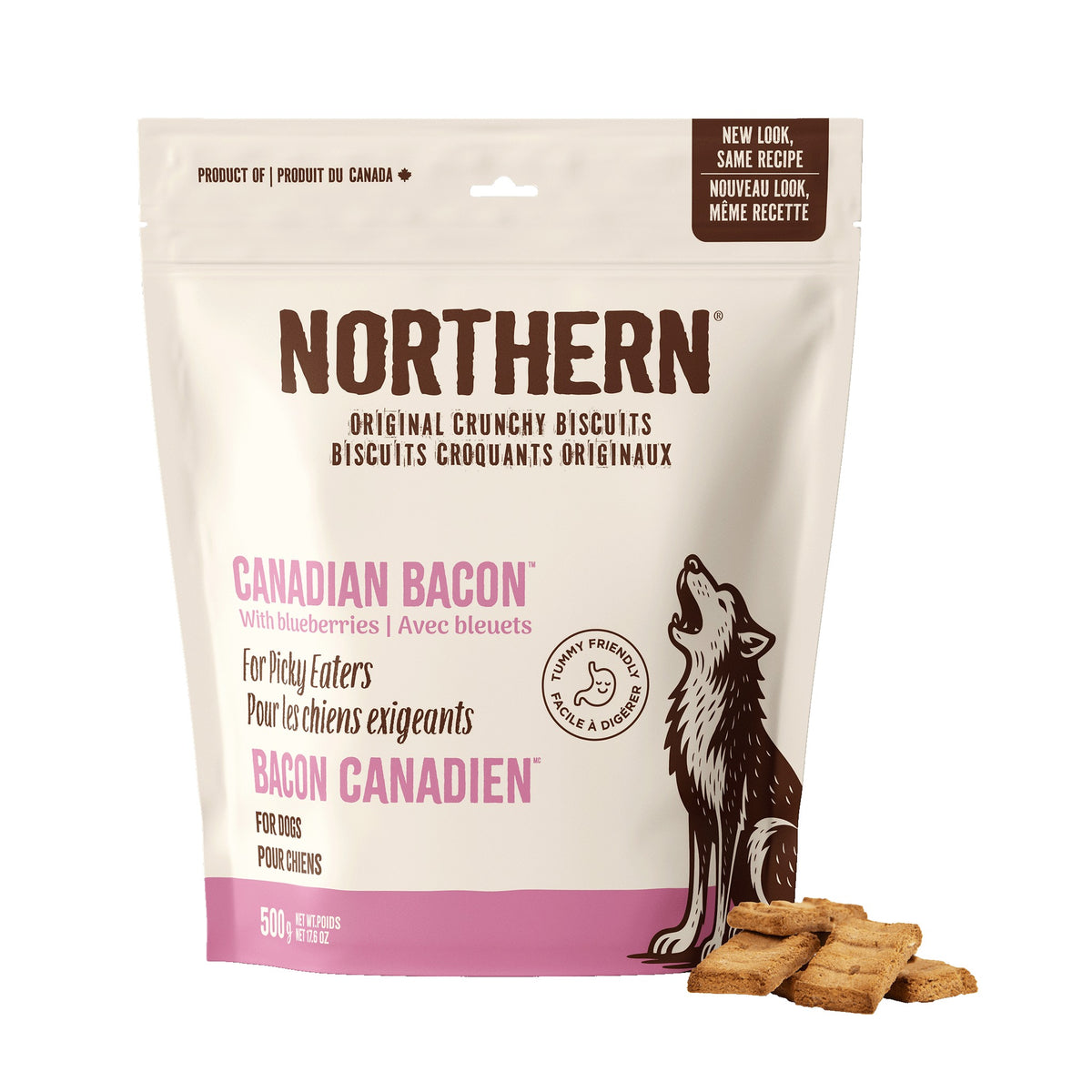 Northern Biscuit Canadian Bacon with Blueberries Biscuits｜狗狗零食｜加拿大直送 主產品圖