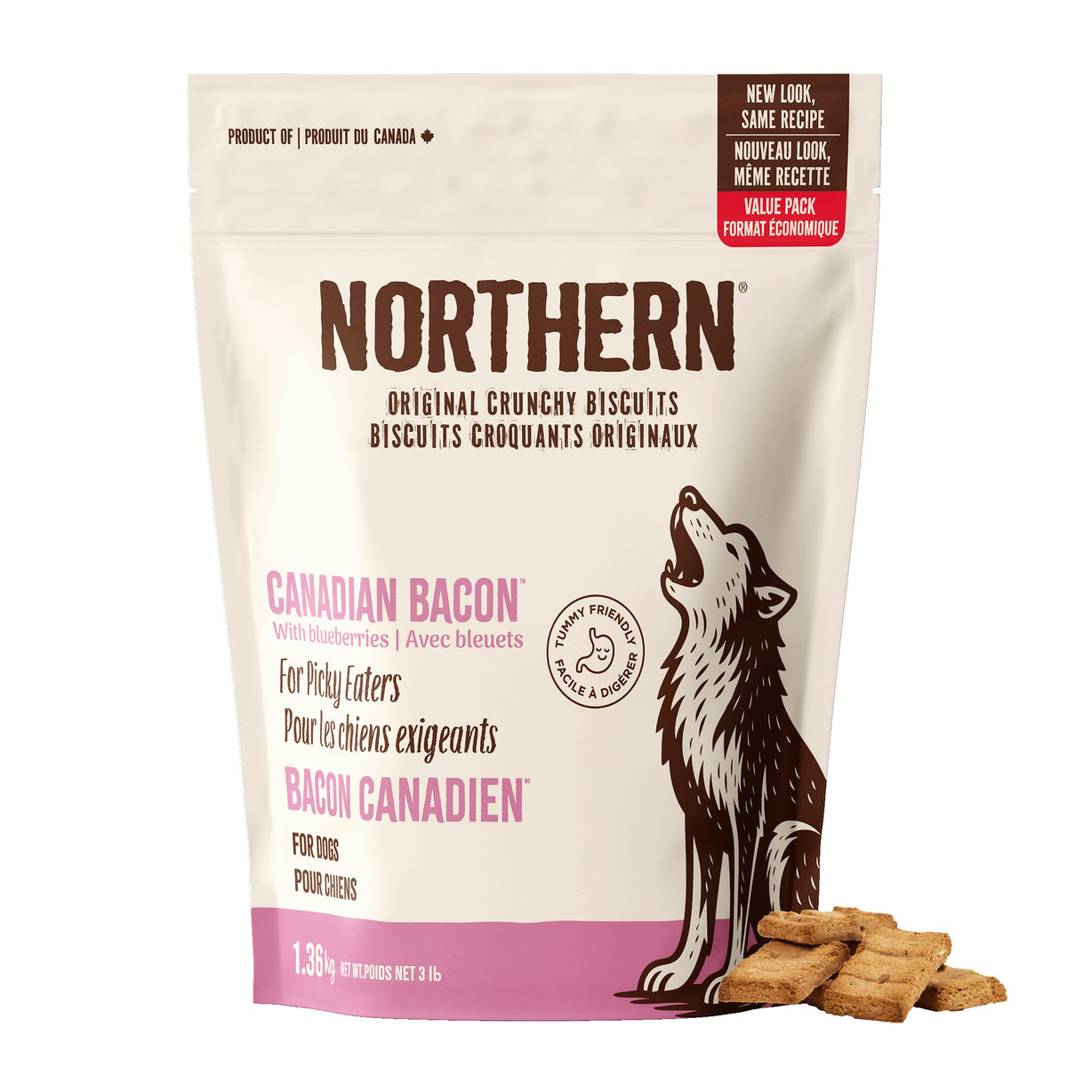 Northern Biscuit Canadian Bacon with Blueberries Biscuits｜狗狗零食｜加拿大直送 產品細節圖 2