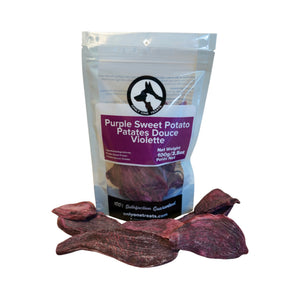 Only One Treats Purple Sweet Potato Slices 100g｜狗狗零食及咀嚼小食｜加拿大直送-狗-毛孩物語Pets Thing｜香港寵物貓狗用品專門店：IATA寵物飛機籠、寵物手推車、貓爬架貓樹