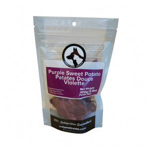 Only One Treats Purple Sweet Potato Slices 100g｜狗狗零食及咀嚼小食｜加拿大直送-狗-毛孩物語Pets Thing｜香港寵物貓狗用品專門店：IATA寵物飛機籠、寵物手推車、貓爬架貓樹