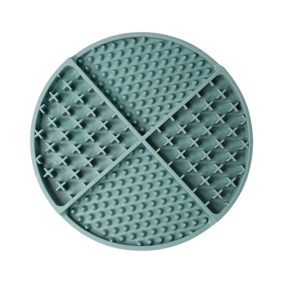 Only One Treats 8" Silicone Lick Mat - Blue｜寵物餵食用品｜加拿大直送-貓狗-毛孩物語Pets Thing｜香港寵物貓狗用品專門店：IATA寵物飛機籠、寵物手推車、貓爬架貓樹