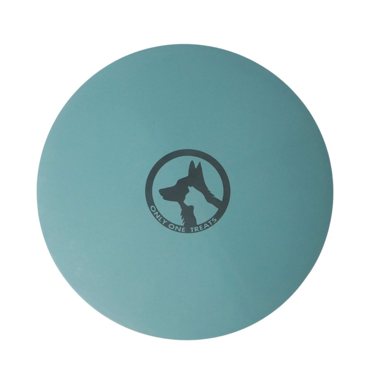 Only One Treats 8" Silicone Lick Mat - Blue｜寵物餵食用品｜加拿大直送-貓狗-毛孩物語Pets Thing｜香港寵物貓狗用品專門店：IATA寵物飛機籠、寵物手推車、貓爬架貓樹