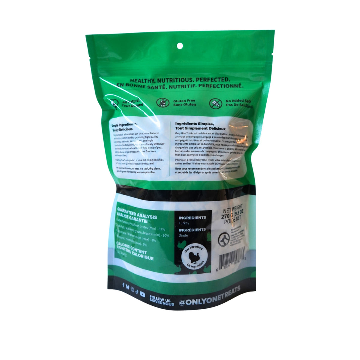 Only One Treats Freeze-Dried Turkey 270g｜貓狗零食｜加拿大直送-貓狗-毛孩物語Pets Thing｜香港寵物貓狗用品專門店：IATA寵物飛機籠、寵物手推車、貓爬架貓樹