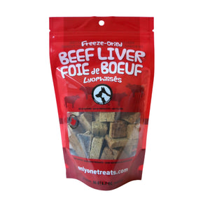 Only One Treats Freeze-Dried Beef Liver 50g｜狗狗零食及咀嚼小食｜加拿大直送-狗-毛孩物語Pets Thing｜香港寵物貓狗用品專門店：IATA寵物飛機籠、寵物手推車、貓爬架貓樹
