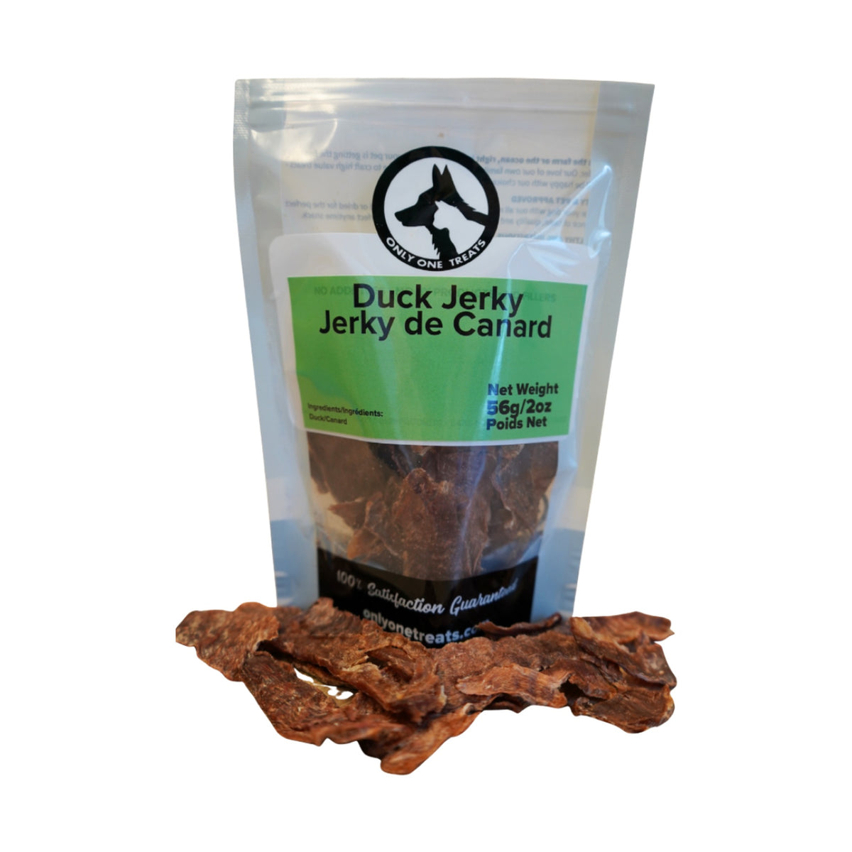 Only One Treats Duck Jerky 56g｜貓狗零食｜加拿大直送-貓狗-毛孩物語Pets Thing｜香港寵物貓狗用品專門店：IATA寵物飛機籠、寵物手推車、貓爬架貓樹
