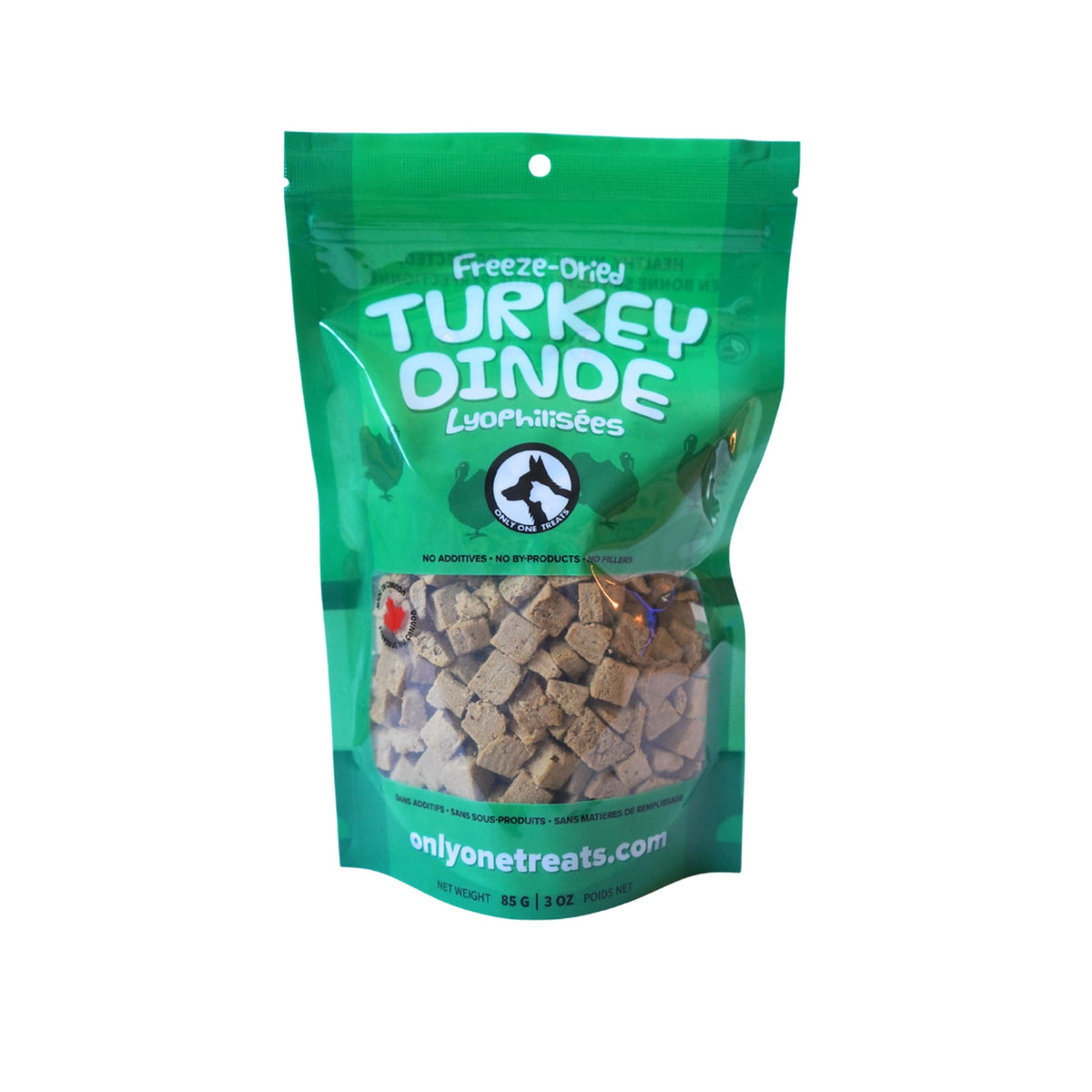 Only One Treats Freeze-Dried Turkey 85g｜貓狗零食｜加拿大直送-貓狗-毛孩物語Pets Thing｜香港寵物貓狗用品專門店：IATA寵物飛機籠、寵物手推車、貓爬架貓樹