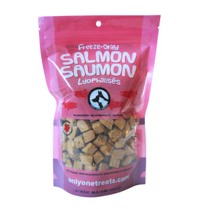 Only One Treats Freeze-Dried Salmon 85g｜貓狗零食｜加拿大直送-貓狗-毛孩物語Pets Thing｜香港寵物貓狗用品專門店：IATA寵物飛機籠、寵物手推車、貓爬架貓樹