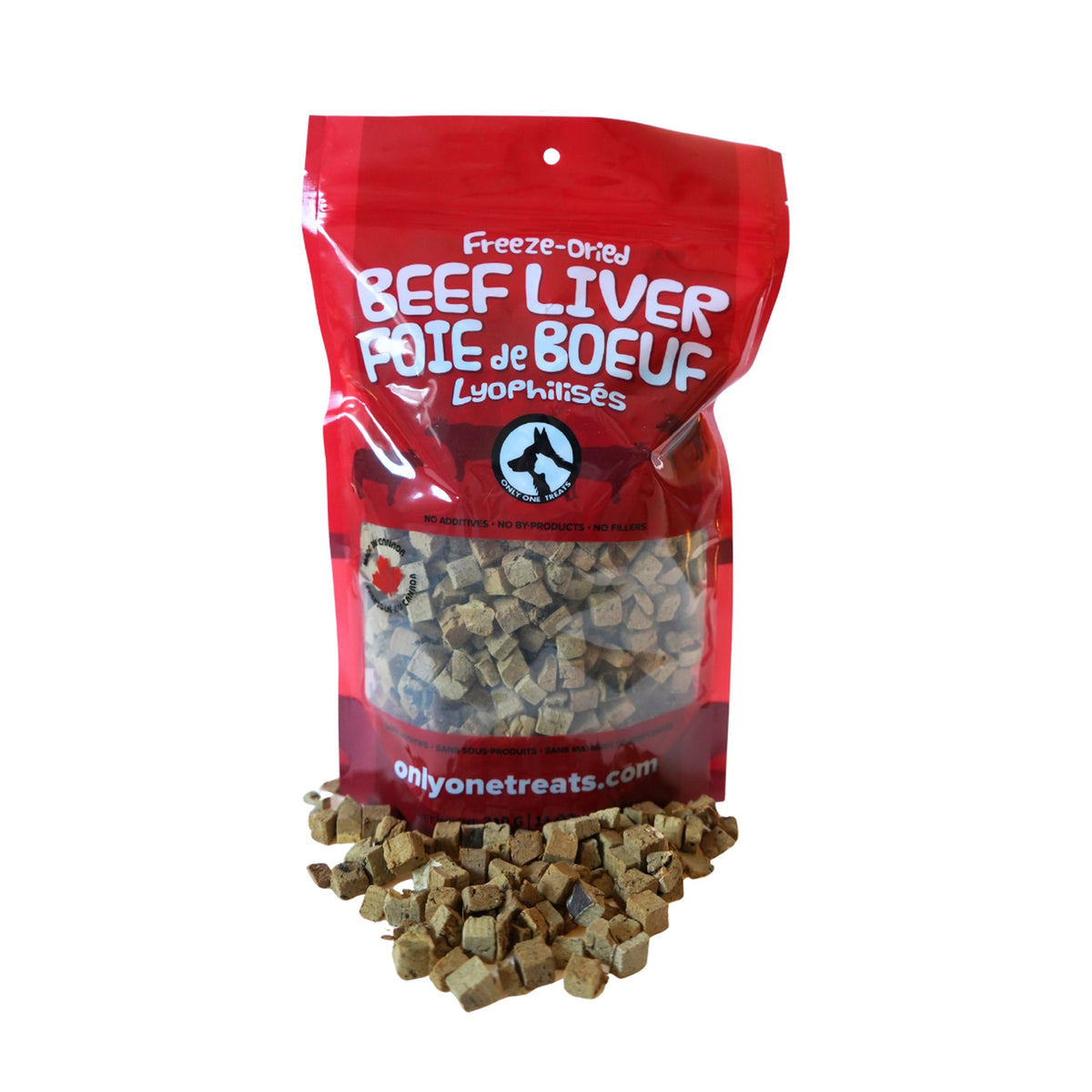 Only One Treats Freeze-Dried Beef Liver 310g｜貓狗零食｜加拿大直送-貓狗-毛孩物語Pets Thing｜香港寵物貓狗用品專門店：IATA寵物飛機籠、寵物手推車、貓爬架貓樹