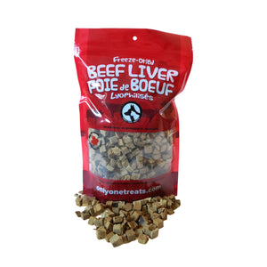 Only One Treats Freeze-Dried Beef Liver 310g｜貓狗零食｜加拿大直送-貓狗-毛孩物語Pets Thing｜香港寵物貓狗用品專門店：IATA寵物飛機籠、寵物手推車、貓爬架貓樹