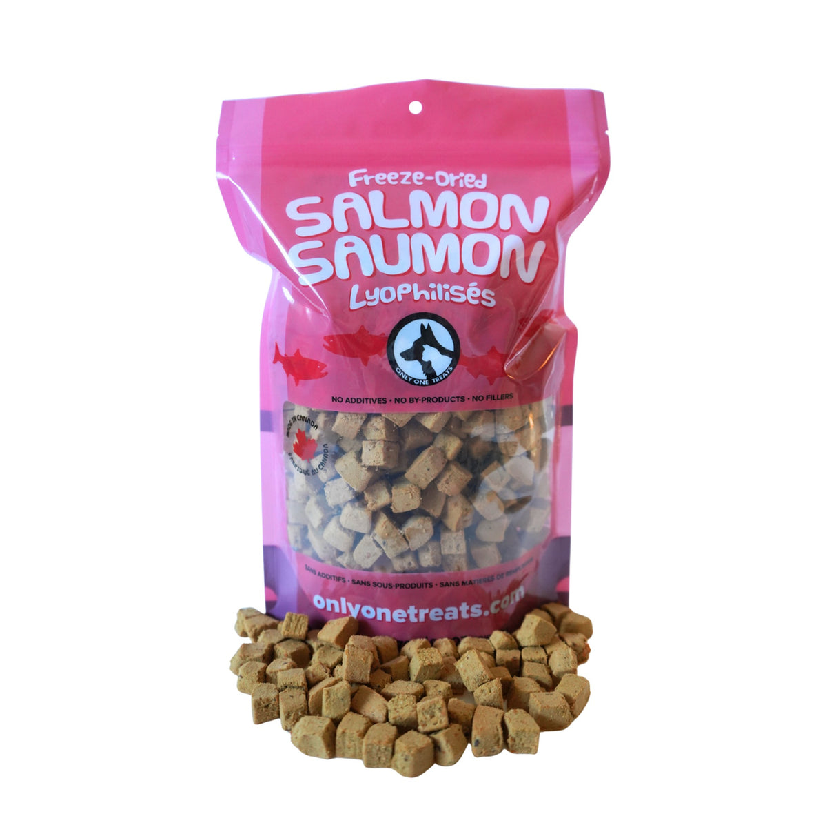 Only One Treats Freeze-Dried Salmon 270g｜貓狗零食｜加拿大直送-貓狗-毛孩物語Pets Thing｜香港寵物貓狗用品專門店：IATA寵物飛機籠、寵物手推車、貓爬架貓樹