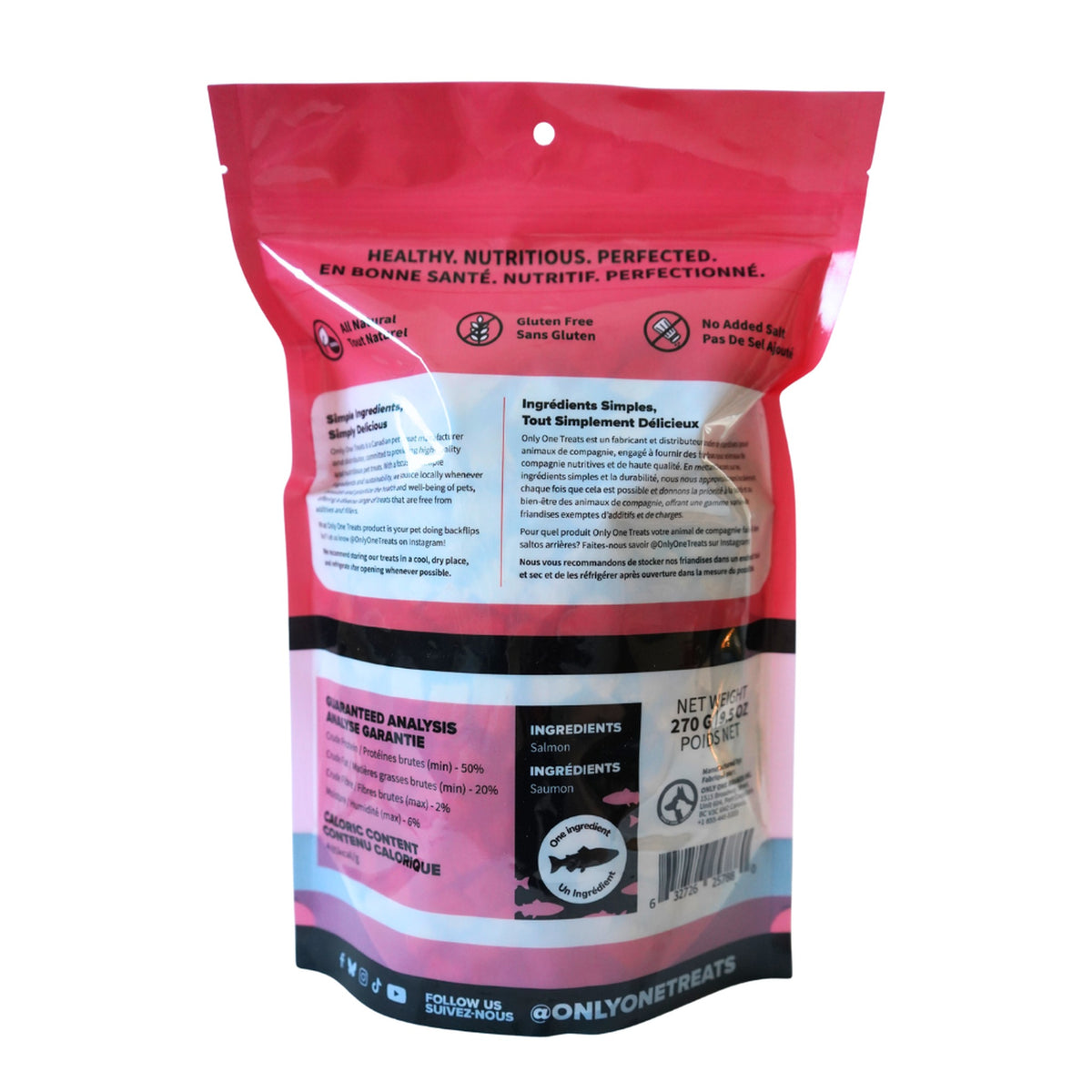 Only One Treats Freeze-Dried Salmon 270g｜貓狗零食｜加拿大直送-貓狗-毛孩物語Pets Thing｜香港寵物貓狗用品專門店：IATA寵物飛機籠、寵物手推車、貓爬架貓樹
