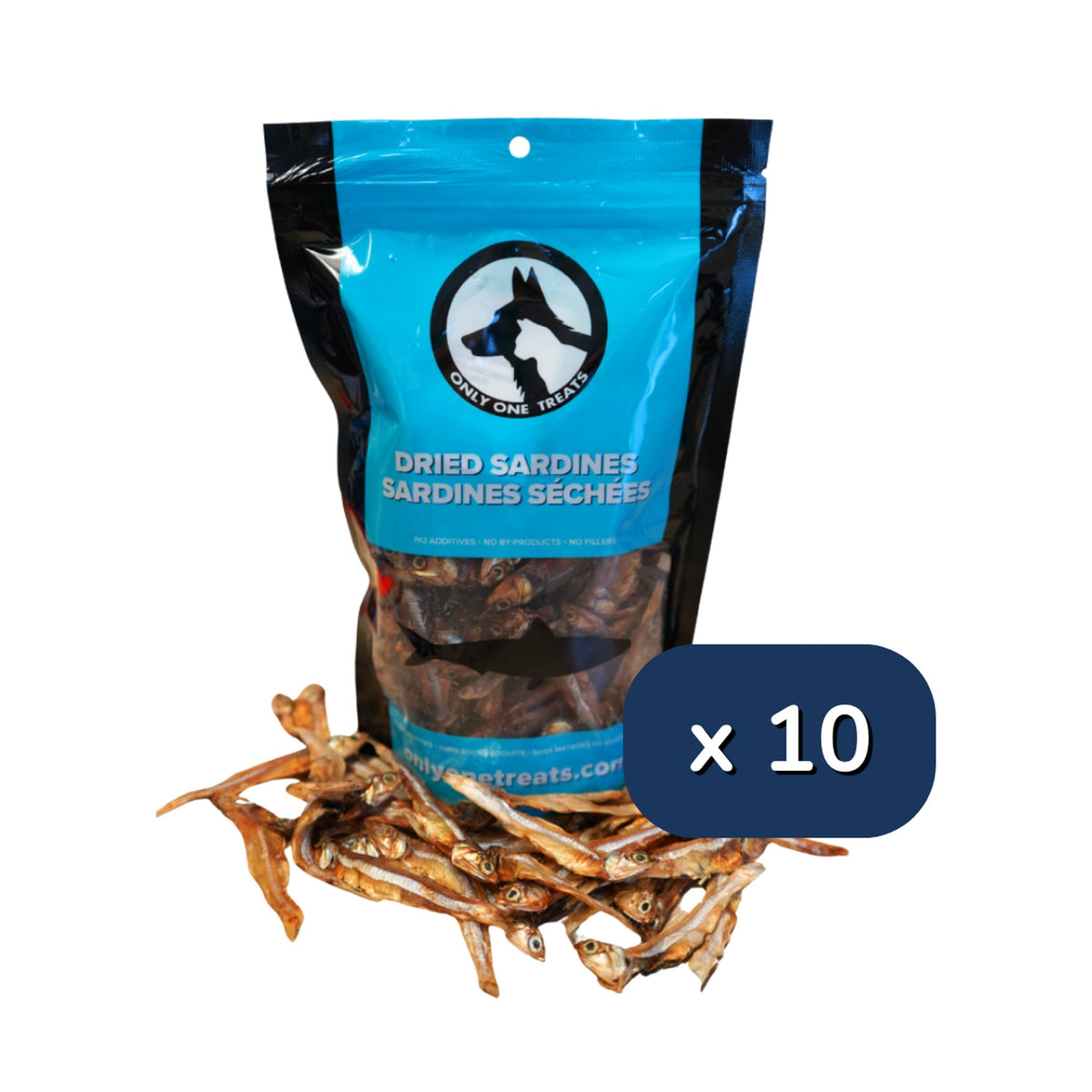 Only One Treats Dried Sardines 150g - Case of 10｜貓狗零食｜加拿大直送-貓狗-毛孩物語Pets Thing｜香港寵物貓狗用品專門店：IATA寵物飛機籠、寵物手推車、貓爬架貓樹